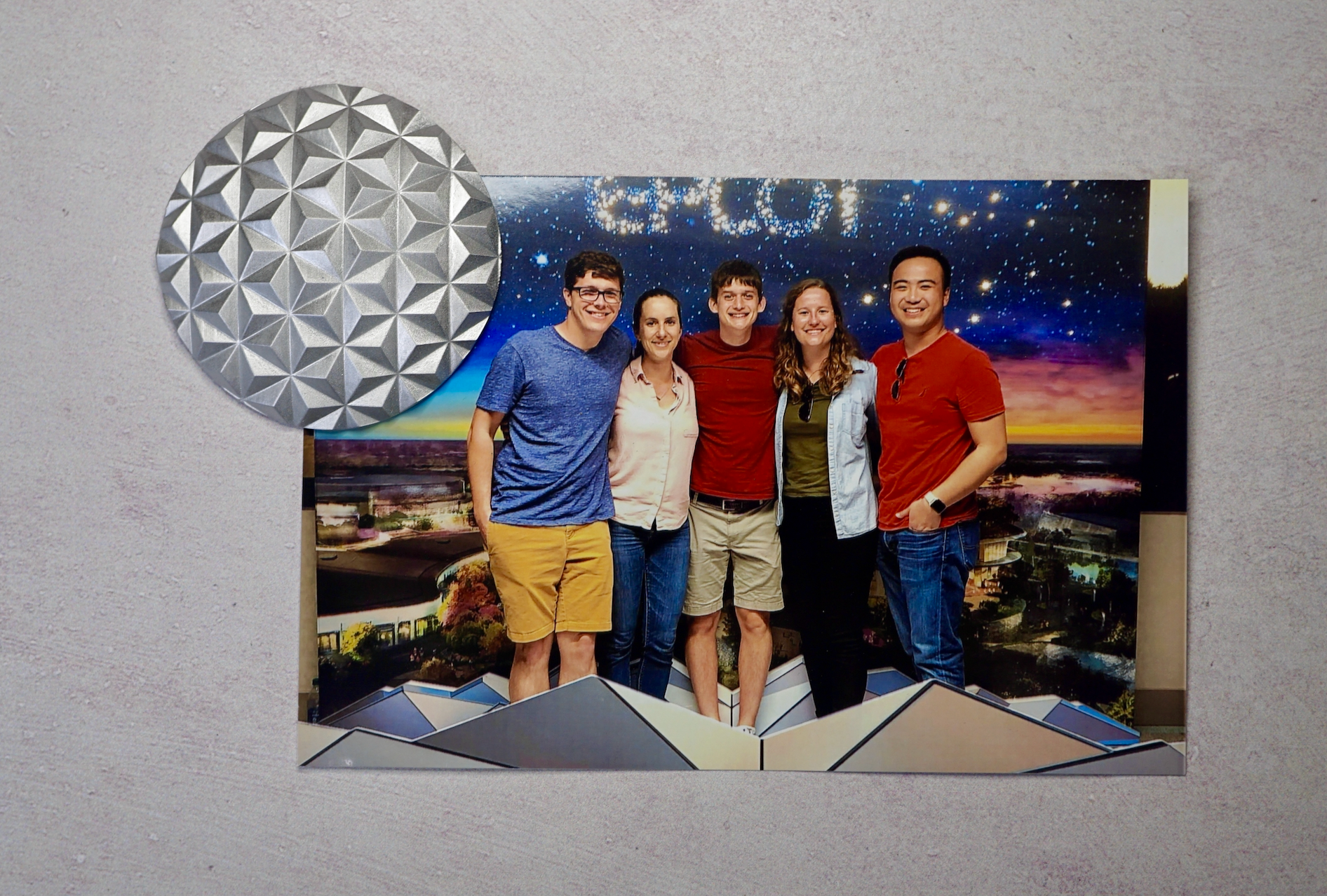 Brightbound Co Disney Epcot Fridge Magnet Keepsake Collectible Magnet of Tomorrow